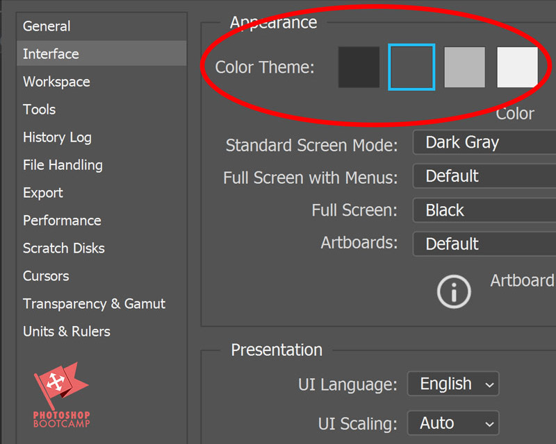 How To Change The Color Of The Photoshop Interface? - Photoshop For  Beginners