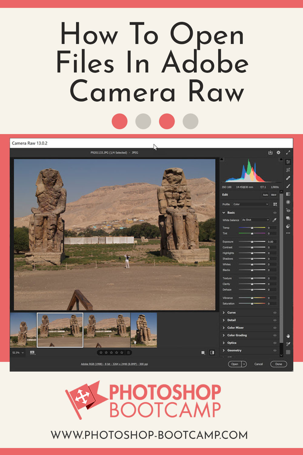 how to open camera raw in photoshop 2023